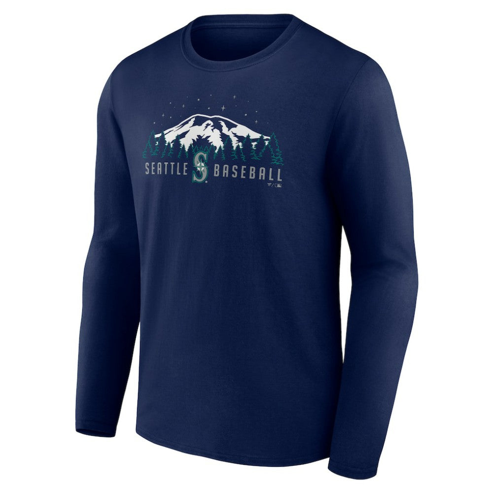 Seattle Mariners Mountains Long Sleeve T-Shirt | MLB Discount