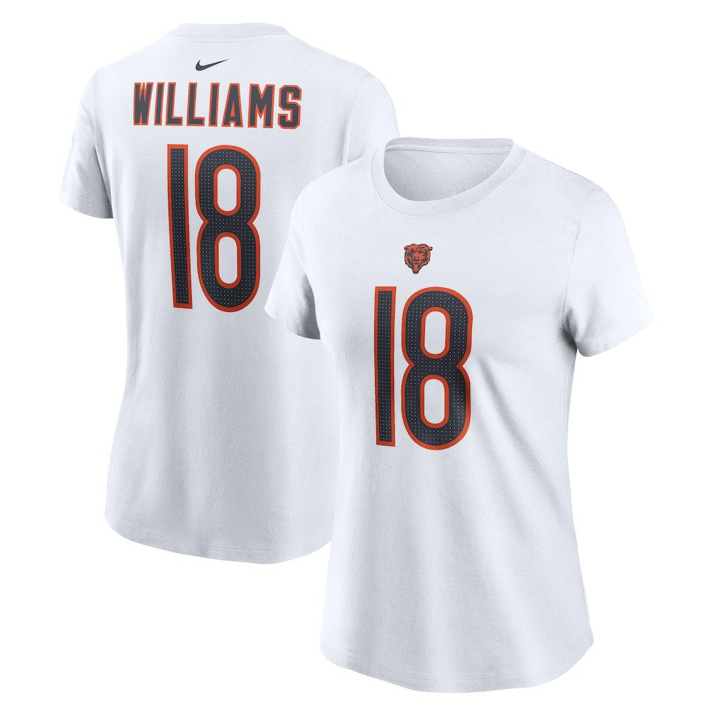 Chicago Bears Nike Caleb Williams  Women's Name & Number T-Shirt