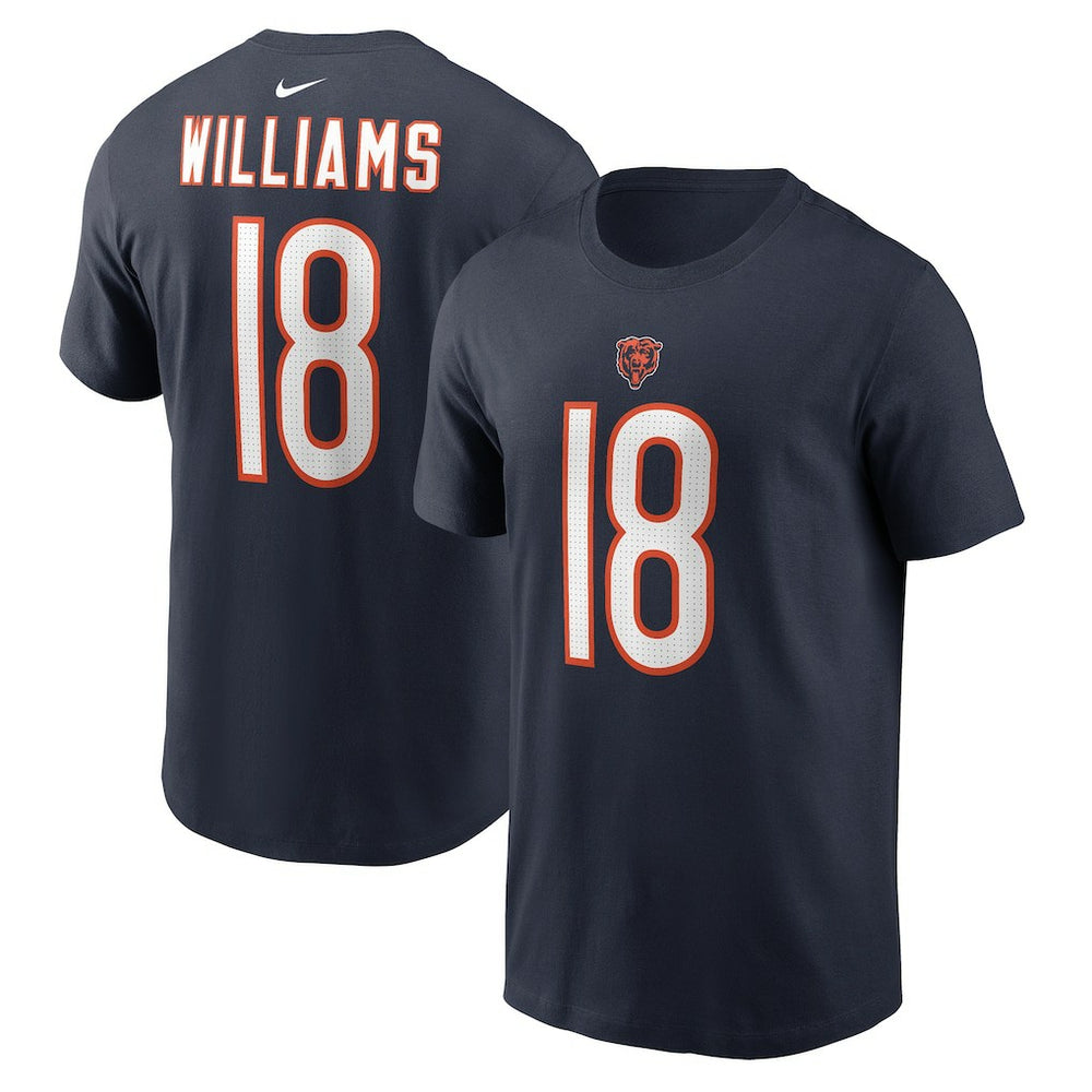 Chicago Bears Nike Caleb Williams  Youth Fuse Name & Number T-Shirt