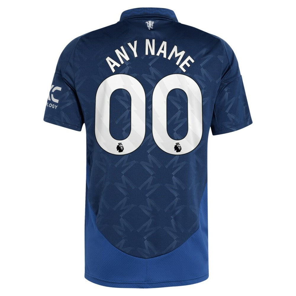 Manchester United 2024/25 Away Replica Custom Jersey Navy - Adidas