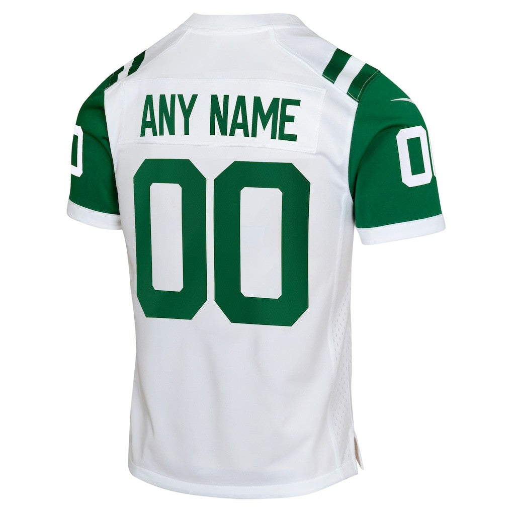 New York Jets Nike Youth Classic Alternate Custom Replica Jersey