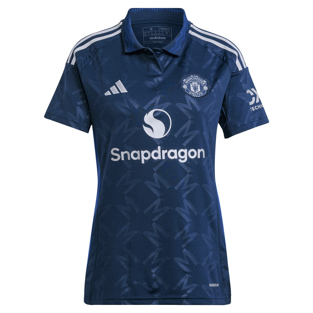 Manchester United Women's 2024/25 Away Replica Custom Jersey Navy - Adidas