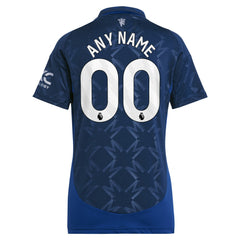 Manchester United Women's 2024/25 Away Replica Custom Jersey Navy - Adidas