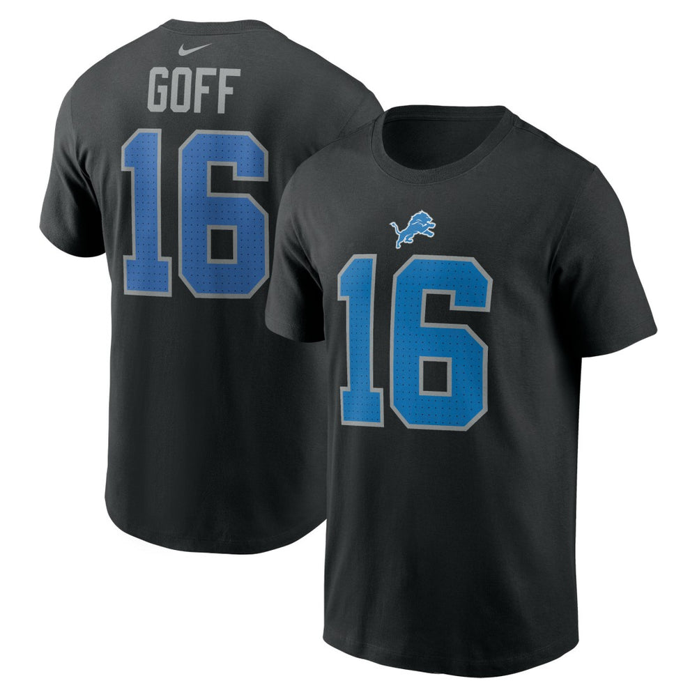 Detroit Lions Nike Jared Goff  Name & Number T-Shirt
