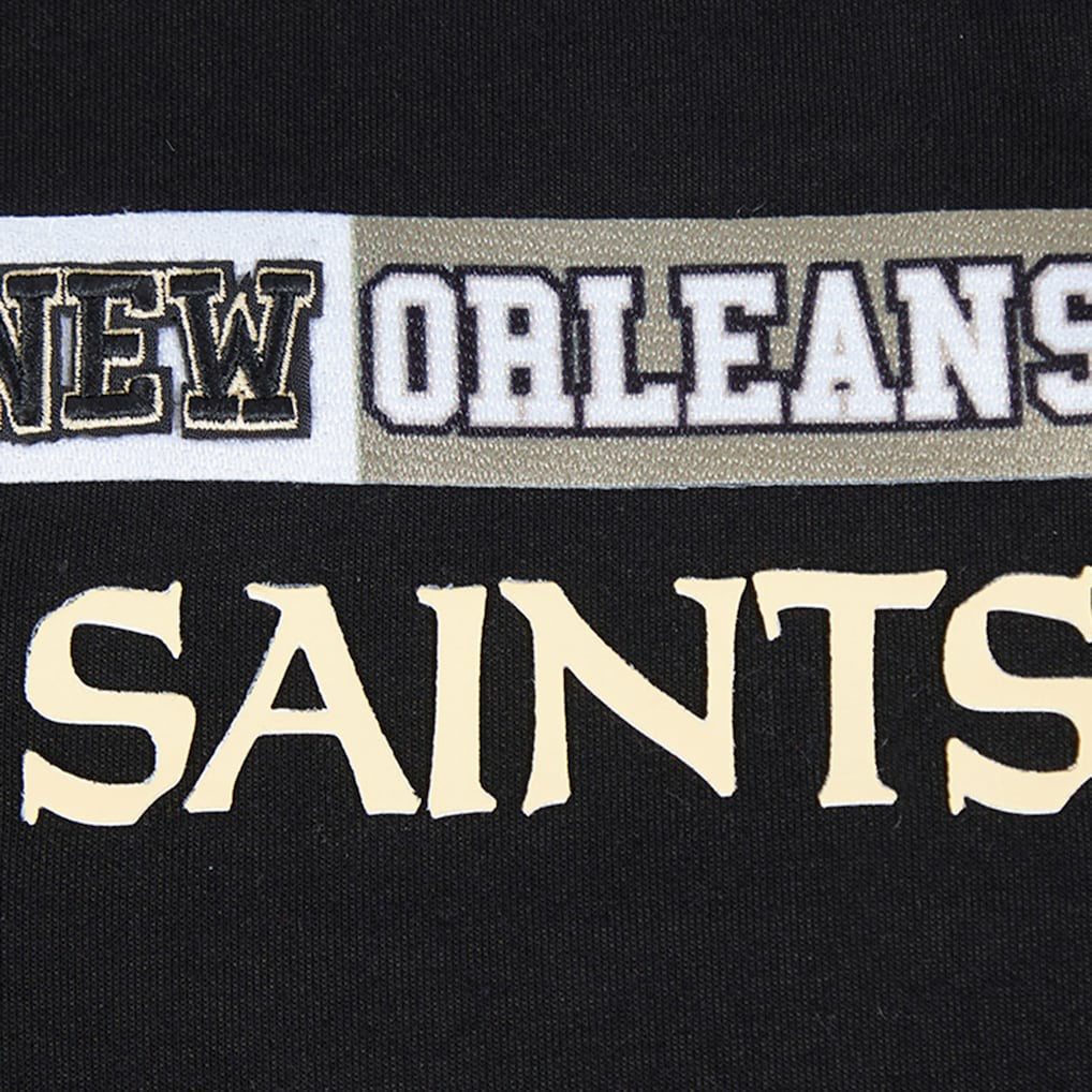 New Orleans Saints  Pro Standard Women's Split Logo Full-Zip Hoodie