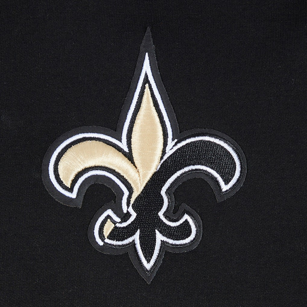 New Orleans Saints  Pro Standard Women's Split Logo Full-Zip Hoodie