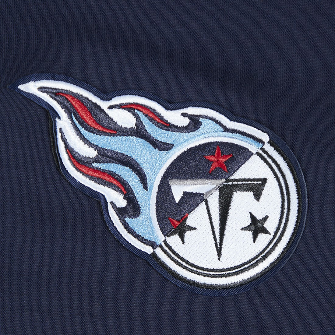 Tennessee Titans  Pro Standard Women's Split Logo Full-Zip Hoodie