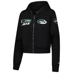 New York Jets  Pro Standard Women's Split Logo Full-Zip Hoodie
