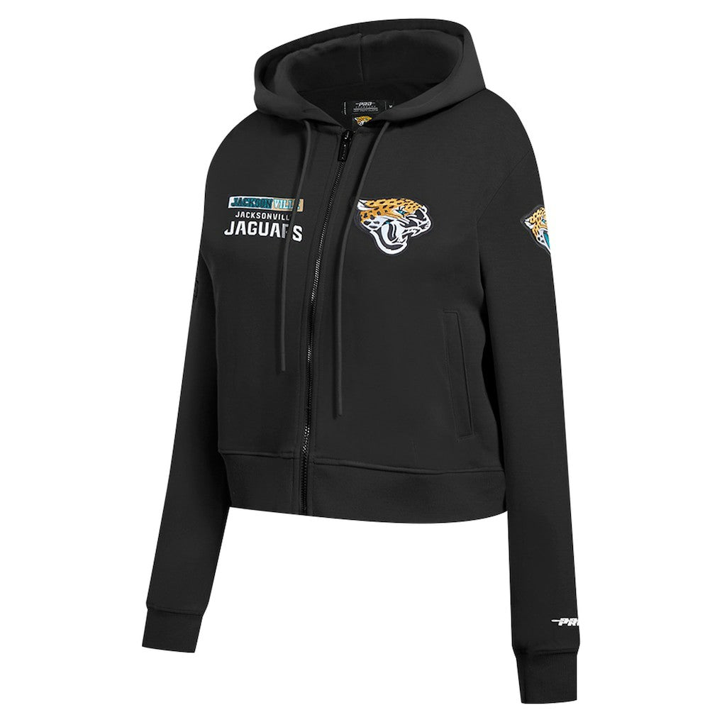 Jacksonville Jaguars  Pro Standard Women's Split Logo Full-Zip Hoodie