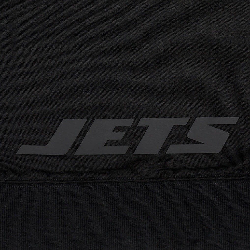 New York Jets  Pro Standard Women's Jeweled Cropped Pullover Hoodie