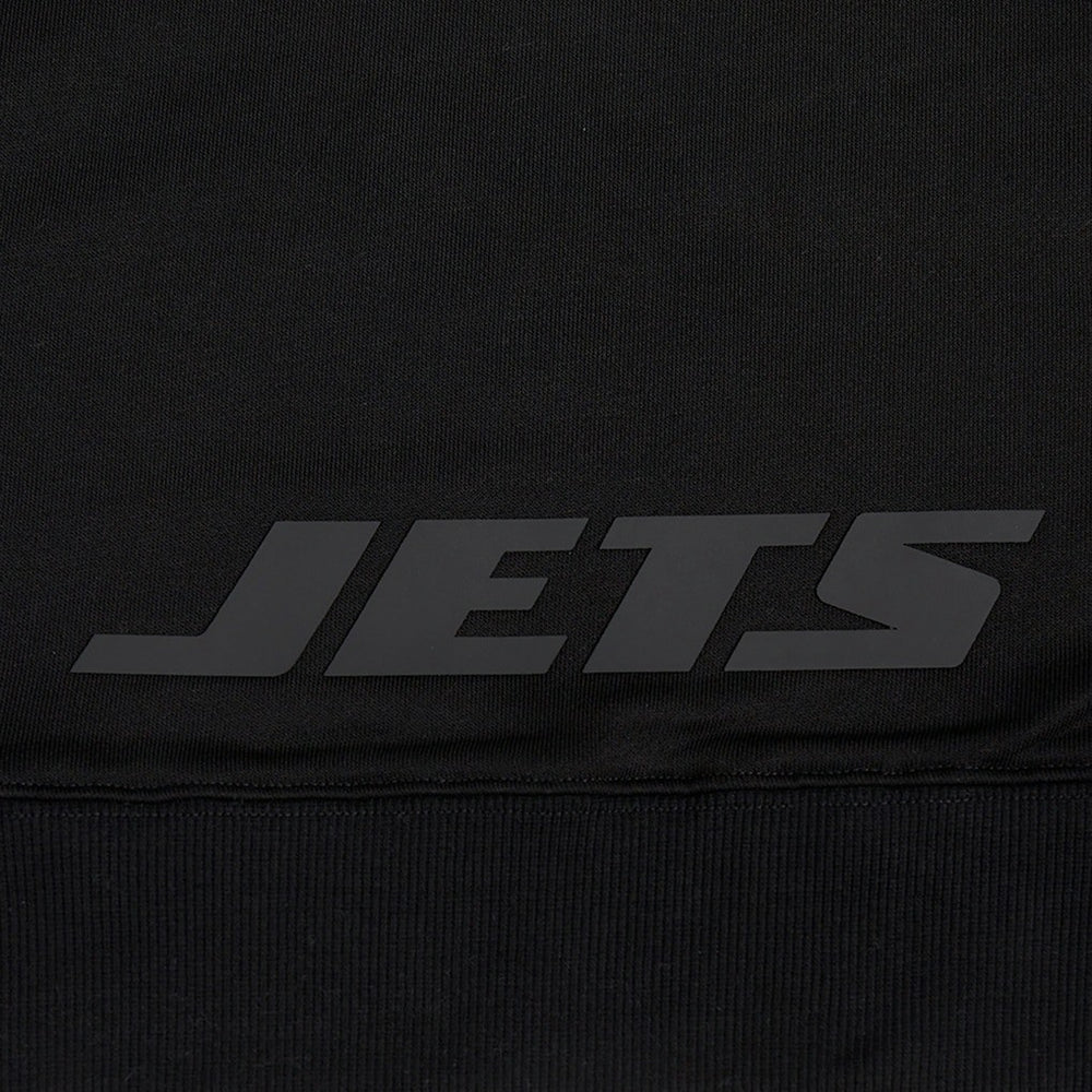 New York Jets  Pro Standard Women's Jeweled Cropped Pullover Hoodie