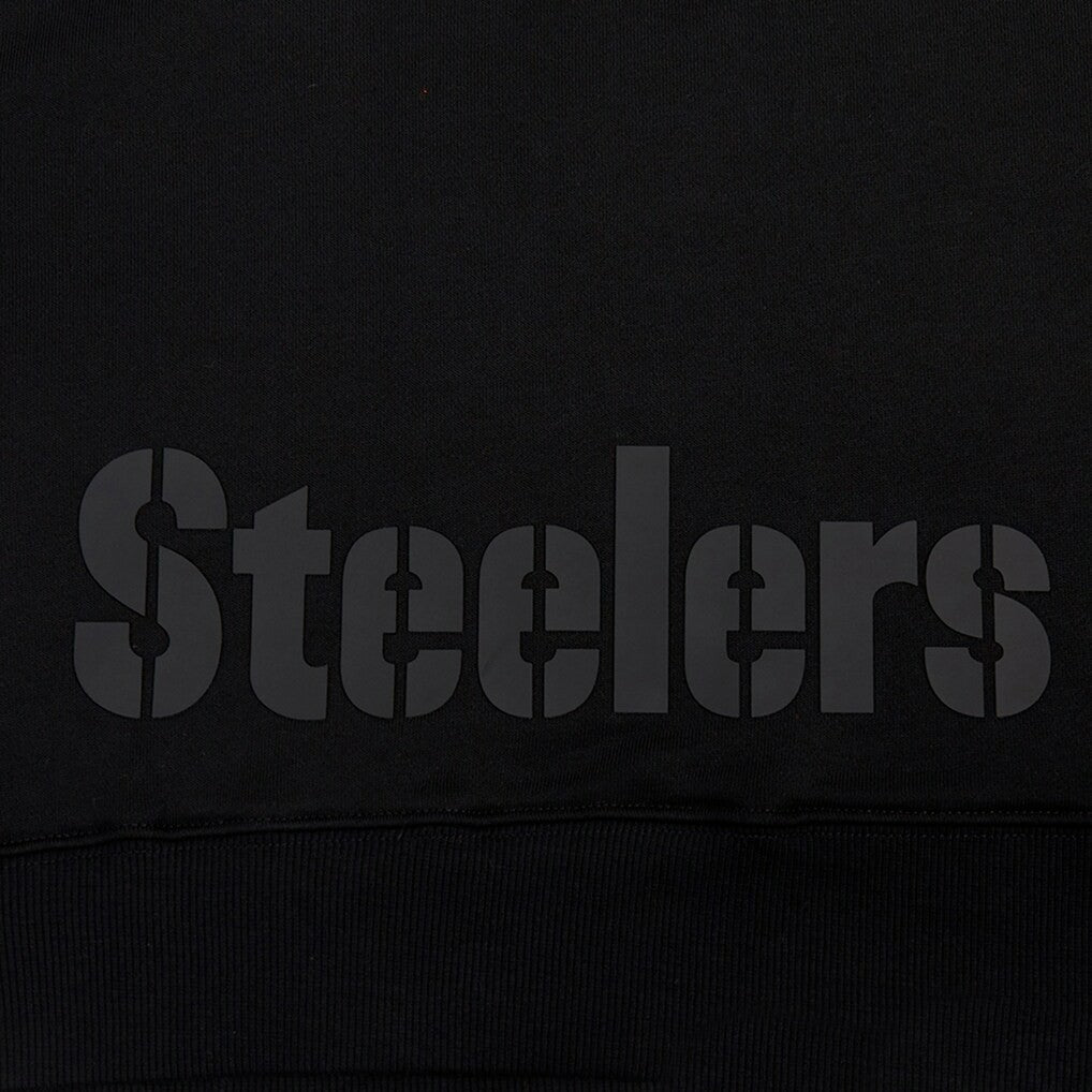 Pittsburgh Steelers  Pro Standard Women's Jeweled Cropped Pullover Hoodie