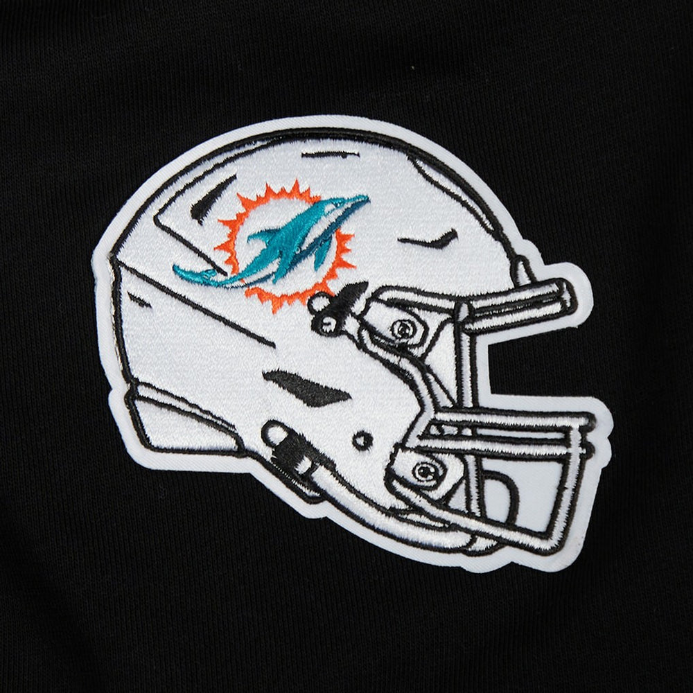 Miami Dolphins  Pro Standard Women's Jeweled Cropped Pullover Hoodie
