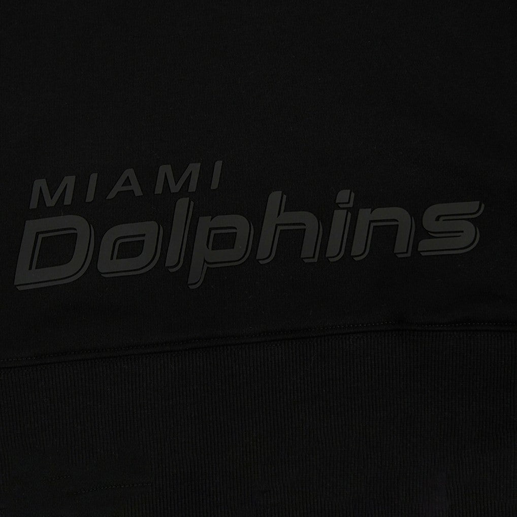 Miami Dolphins  Pro Standard Women's Jeweled Cropped Pullover Hoodie