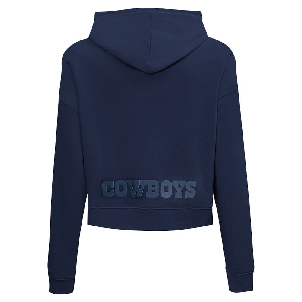 Dallas Cowboys  Pro Standard Women's Jeweled Cropped Pullover Hoodie