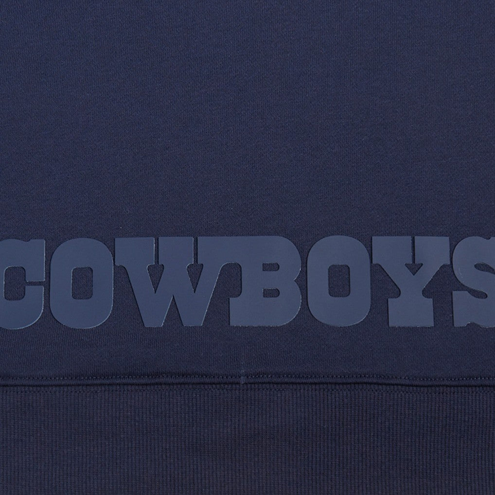 Dallas Cowboys  Pro Standard Women's Jeweled Cropped Pullover Hoodie