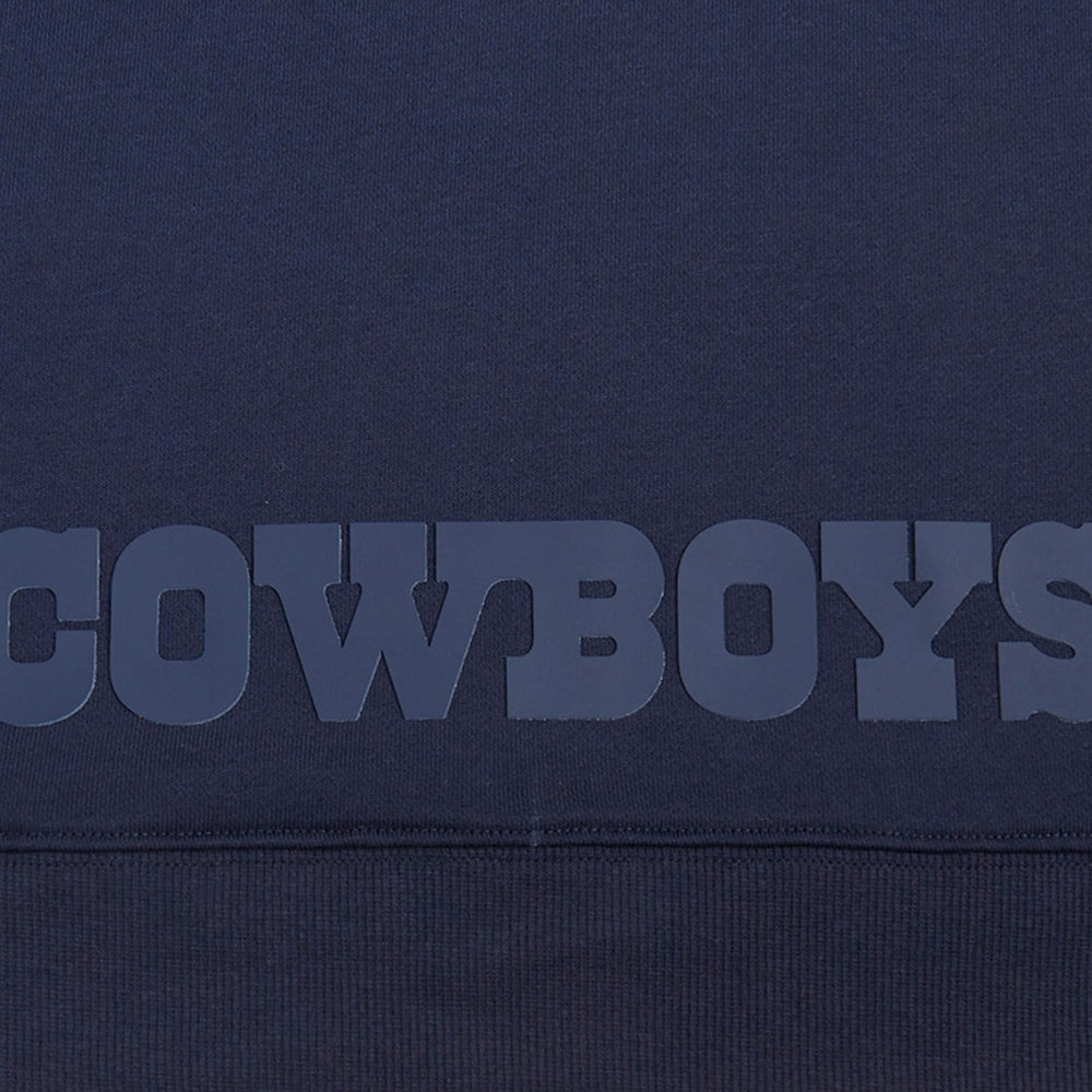 Dallas Cowboys  Pro Standard Women's Jeweled Cropped Pullover Hoodie