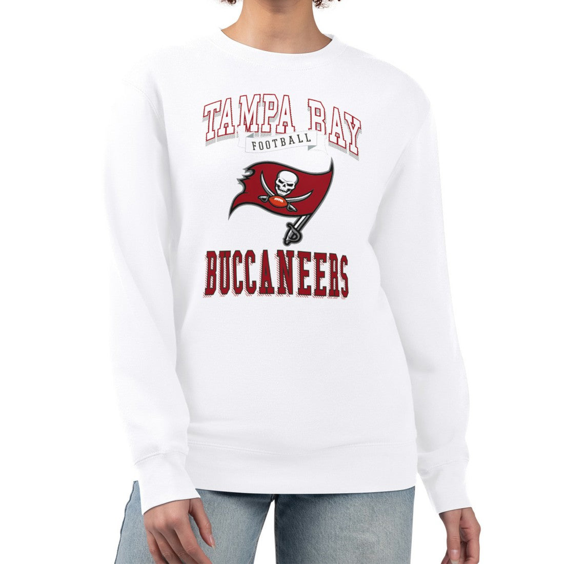 Tampa Bay Buccaneers  G-III 4Her by Carl Banks Women's Team Logo Graphic Tri-Blend Pullover Sweatshirt