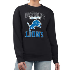 Detroit Lions  G-III 4Her by Carl Banks Women's Team Logo Graphic Tri-Blend Pullover Sweatshirt