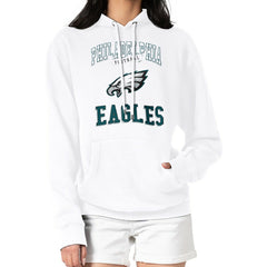 Philadelphia Eagles  G-III 4Her by Carl Banks Women's Team Logo Graphic Fleece Tri-Blend Pullover Hoodie