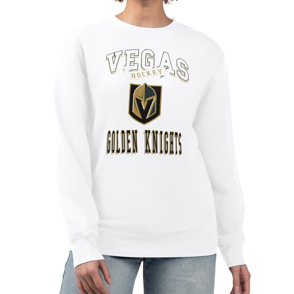 Vegas Golden Knights G-III 4Her by Carl Banks Women's Team Logo Tri-Blend Fleece Pullover Sweatshirt Discount
