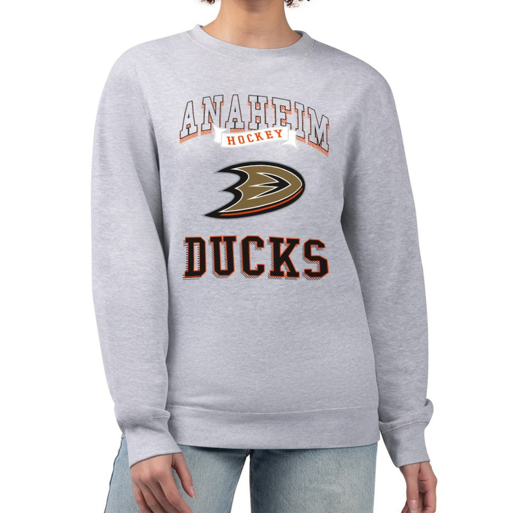 Anaheim Ducks G-III 4Her by Carl Banks Women's Team Logo Tri-Blend Fleece Pullover Sweatshirt Online