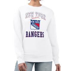 New York Rangers G-III 4Her by Carl Banks Women's Team Logo Tri-Blend Fleece Pullover Sweatshirt Discount