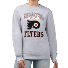 Philadelphia Flyers G-III 4Her by Carl Banks Women's Team Logo Tri-Blend Fleece Pullover Sweatshirt Online