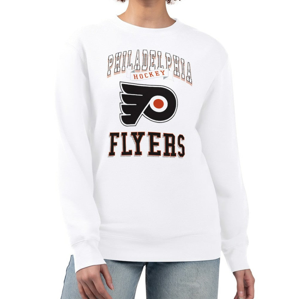 Philadelphia Flyers G-III 4Her by Carl Banks Women's Team Logo Tri-Blend Fleece Pullover Sweatshirt Online