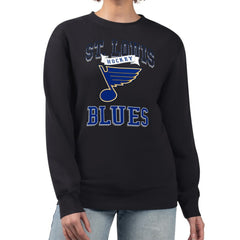 St. Louis Blues G-III 4Her by Carl Banks Women's Team Logo Tri-Blend Fleece Pullover Sweatshirt Online