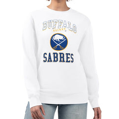 Buffalo Sabres G-III 4Her by Carl Banks Women's Team Logo Tri-Blend Fleece Pullover Sweatshirt Discount