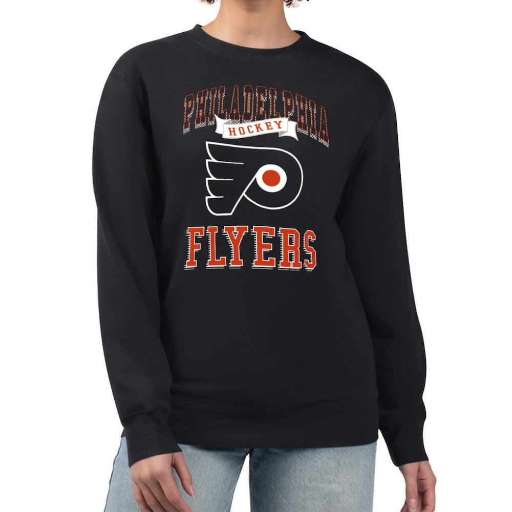 Philadelphia Flyers G-III 4Her by Carl Banks Women's Team Logo Tri-Blend Fleece Pullover Sweatshirt Online