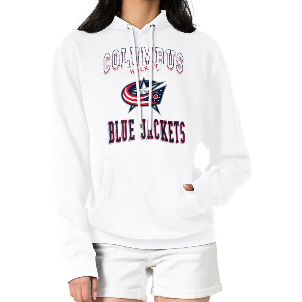 Columbus Blue Jackets G-III 4Her by Carl Banks Women's Team Logo Tri-Blend Fleece Pullover Hoodie Discount