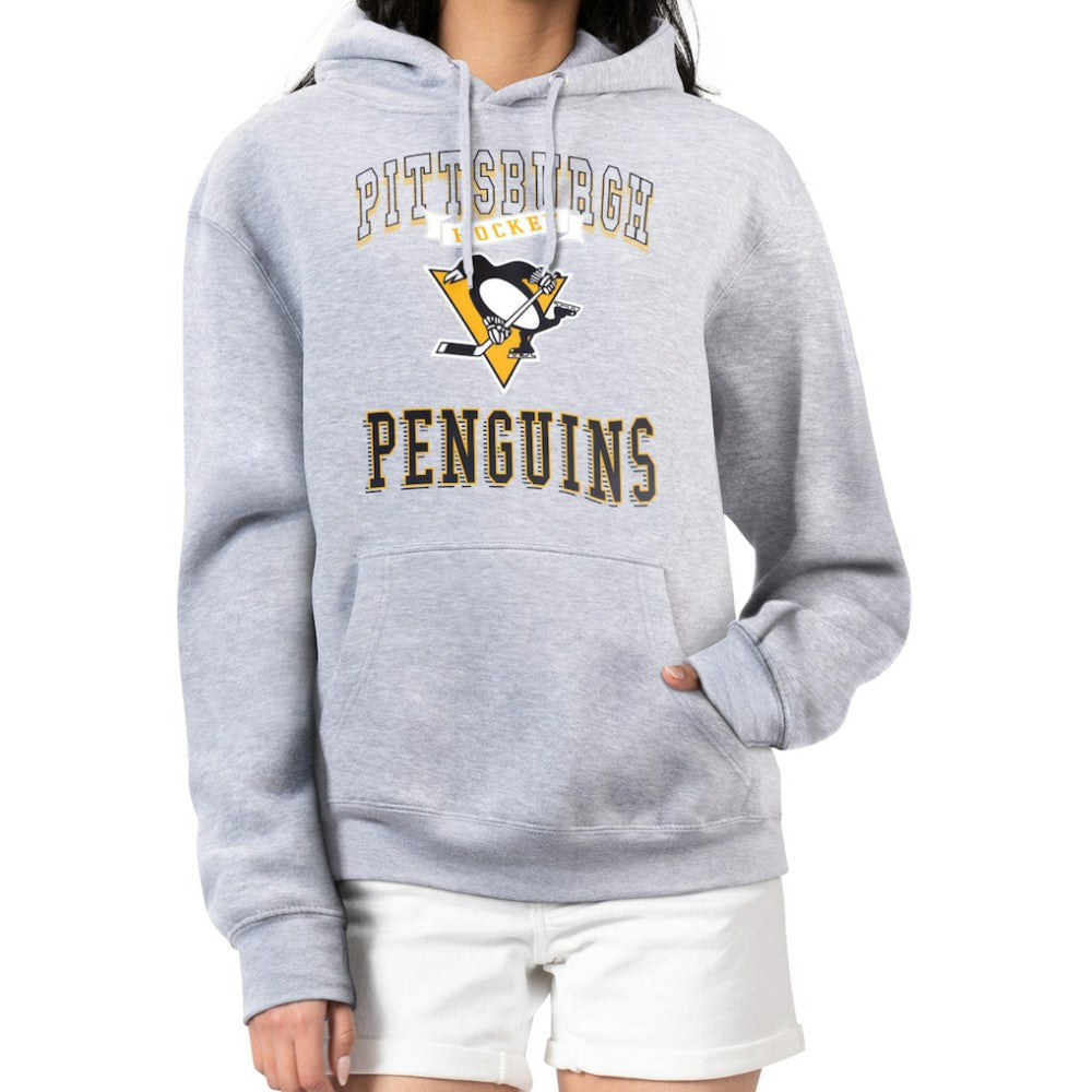 Pittsburgh Penguins G-III 4Her by Carl Banks Women's Team Logo Tri-Blend Fleece Pullover Hoodie On Sale