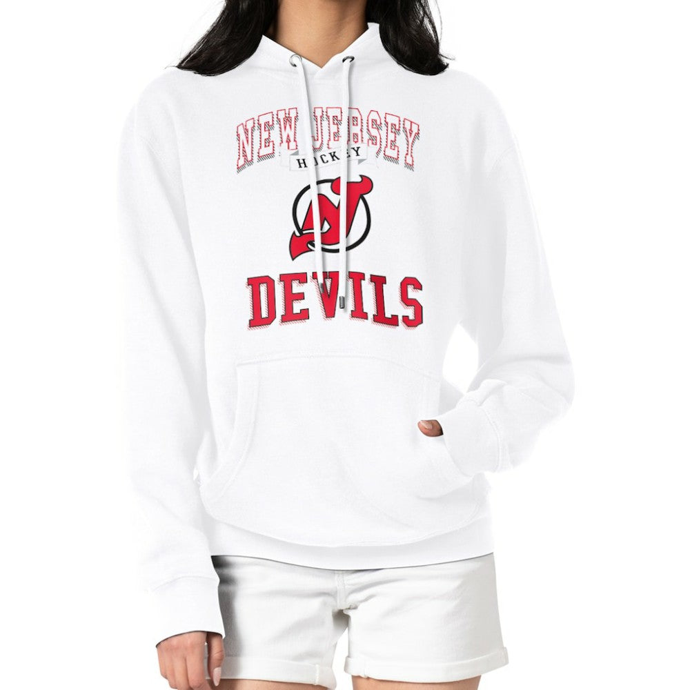 New Jersey Devils G-III 4Her by Carl Banks Women's Team Logo Tri-Blend Fleece Pullover Hoodie Discount