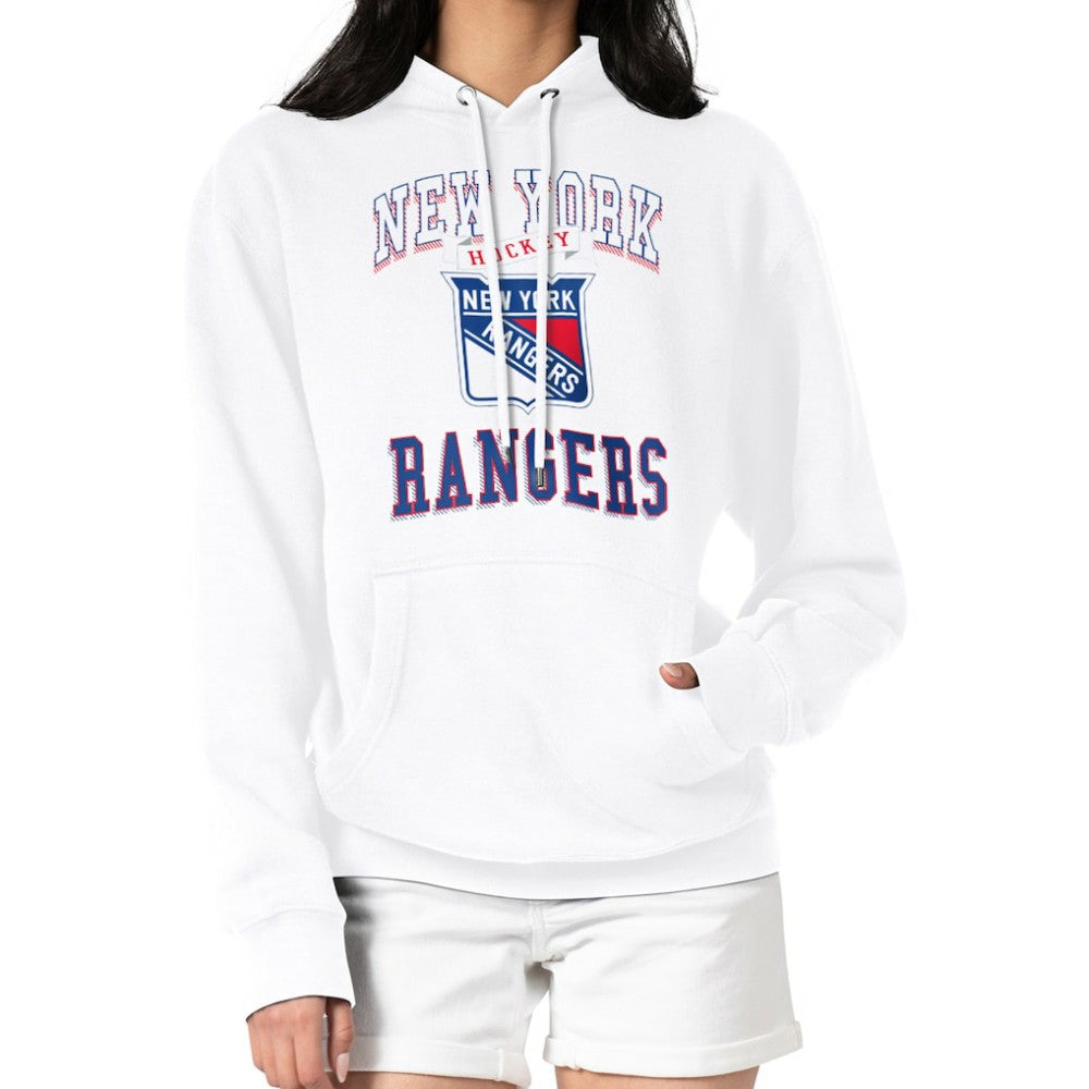 New York Rangers G-III 4Her by Carl Banks Women's Team Logo Tri-Blend Fleece Pullover Hoodie Discount
