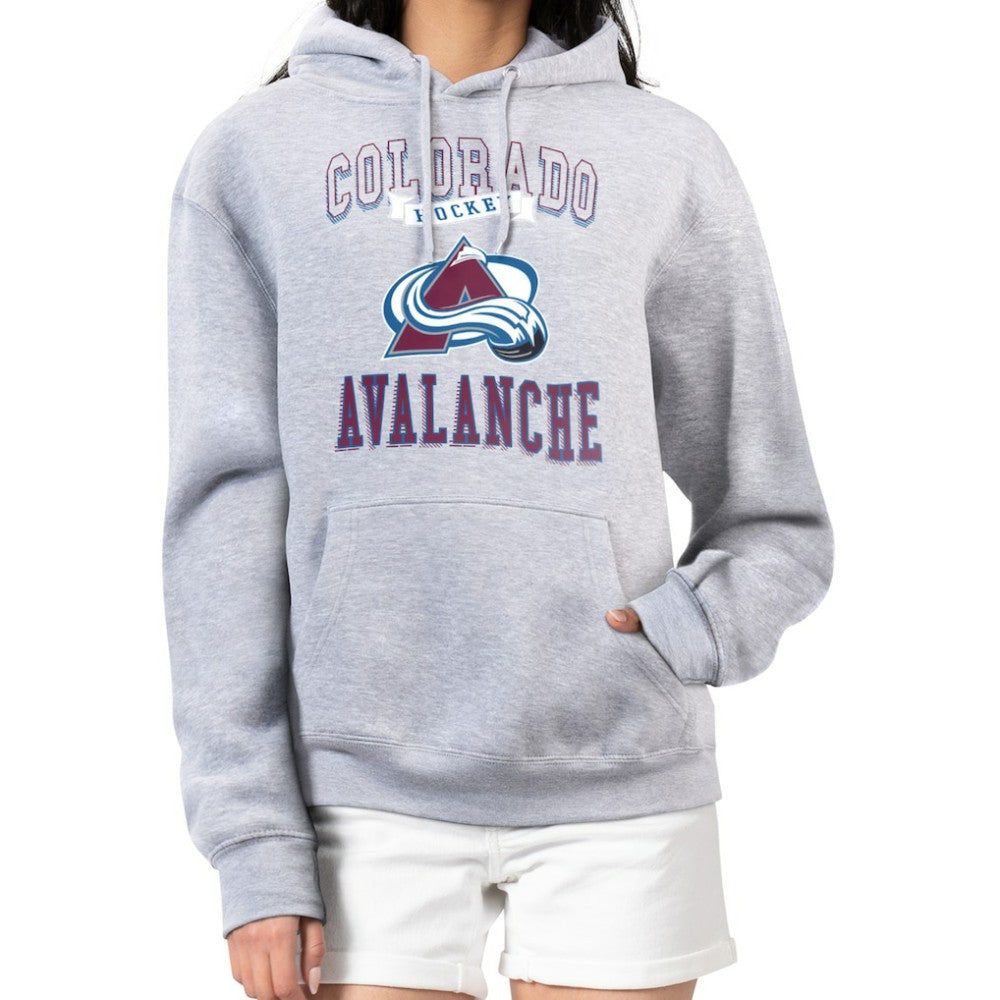 Colorado Avalanche G-III 4Her by Carl Banks Women's Team Logo Tri-Blend Fleece Pullover Hoodie Sale