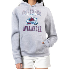 Colorado Avalanche G-III 4Her by Carl Banks Women's Team Logo Tri-Blend Fleece Pullover Hoodie Sale