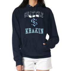 Seattle Kraken G-III 4Her by Carl Banks Women's Team Logo Tri-Blend Fleece Pullover Hoodie Outlet