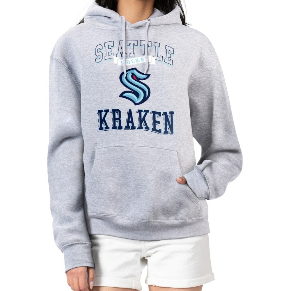 Seattle Kraken G-III 4Her by Carl Banks Women's Team Logo Tri-Blend Fleece Pullover Hoodie Outlet