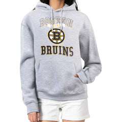 Boston Bruins G-III 4Her by Carl Banks Women's Team Logo Tri-Blend Fleece Pullover Hoodie For Sale
