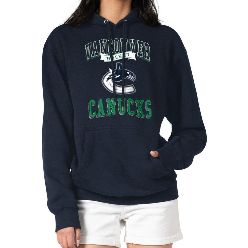 Vancouver Canucks G-III 4Her by Carl Banks Women's Team Logo Tri-Blend Fleece Pullover Hoodie Outlet