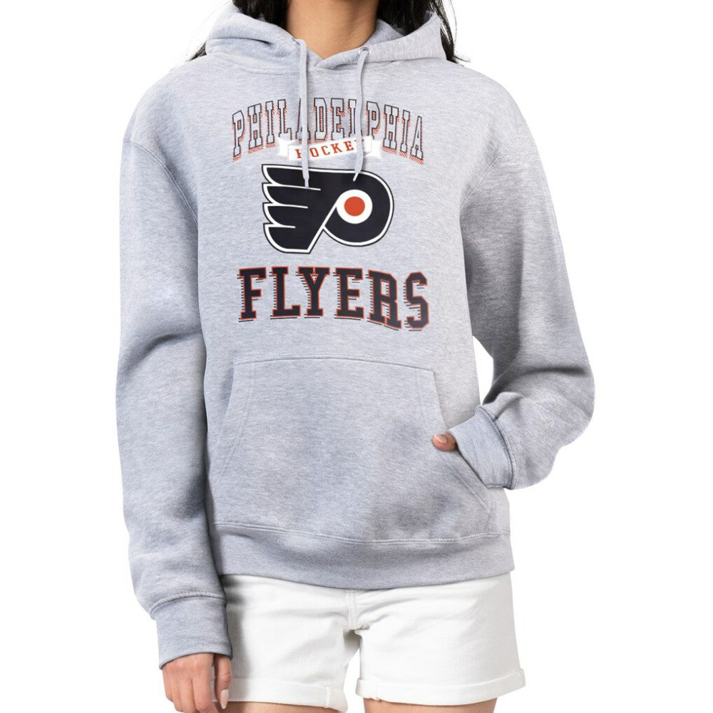 Philadelphia Flyers G-III 4Her by Carl Banks Women's Team Logo Tri-Blend Fleece Pullover Hoodie Outlet