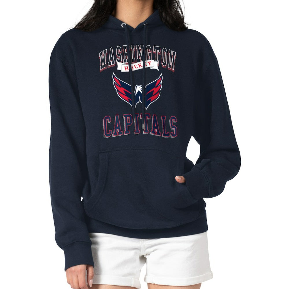 Washington Capitals G-III 4Her by Carl Banks Women's Team Logo Tri-Blend Fleece Pullover Hoodie Outlet