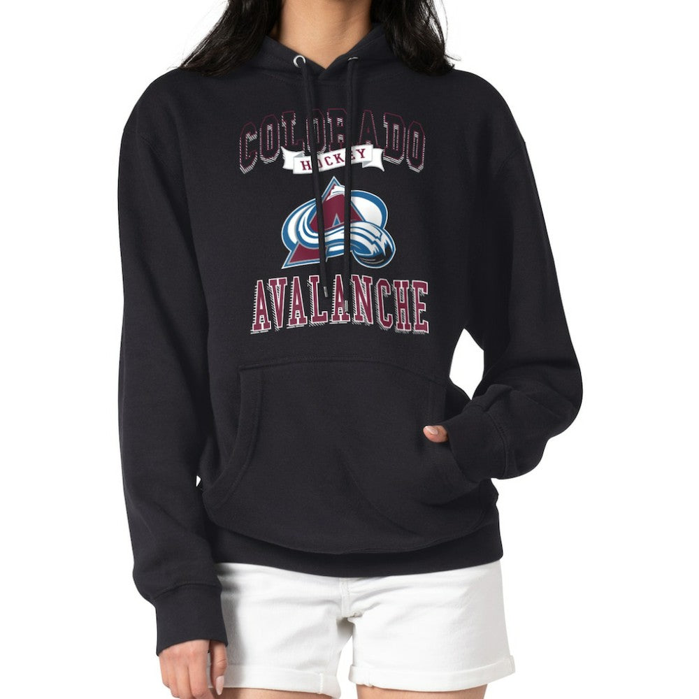 Colorado Avalanche G-III 4Her by Carl Banks Women's Team Logo Tri-Blend Fleece Pullover Hoodie Discount