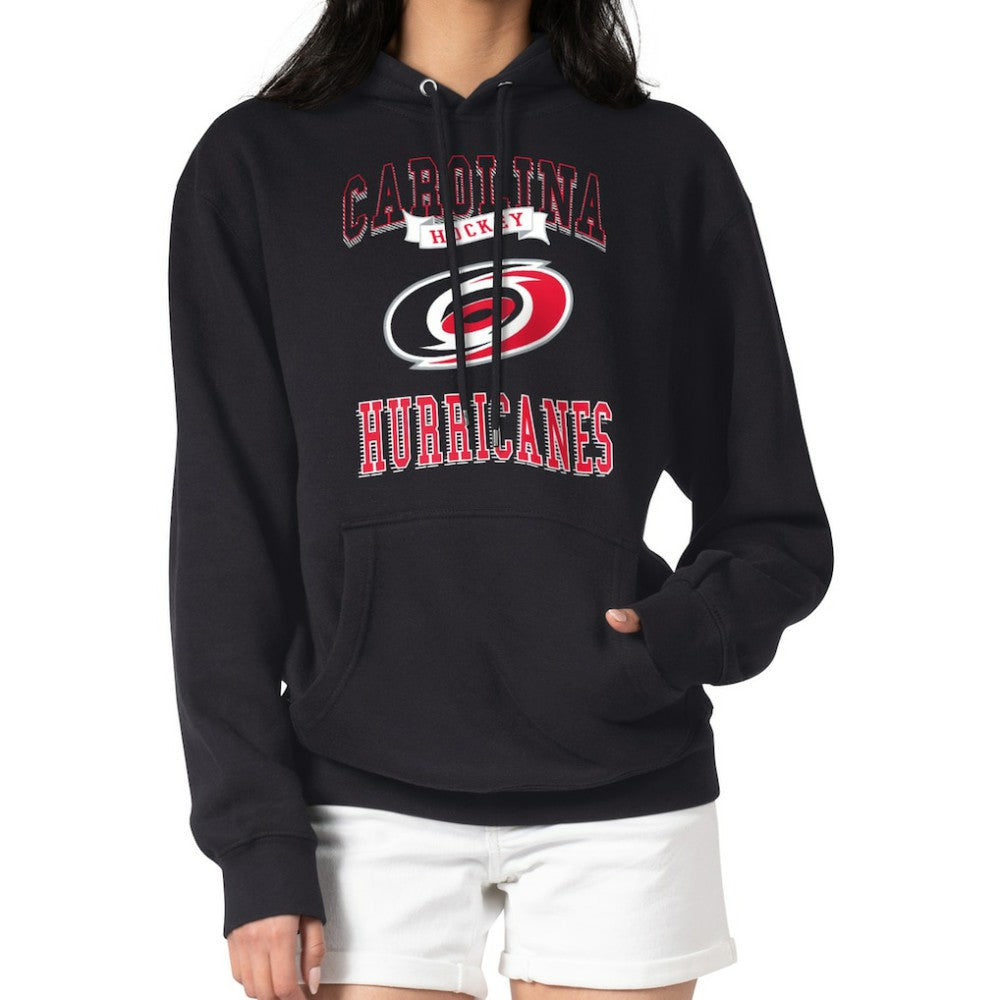 Carolina Hurricanes G-III 4Her by Carl Banks Women's Team Logo Tri-Blend Fleece Pullover Hoodie Outlet