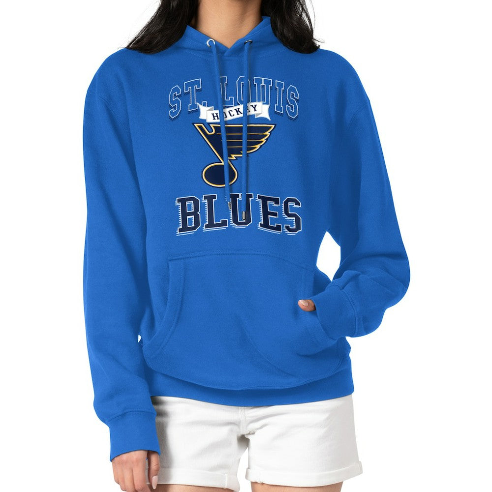 St. Louis Blues G-III 4Her by Carl Banks Women's Team Logo Tri-Blend Fleece Pullover Hoodie Online