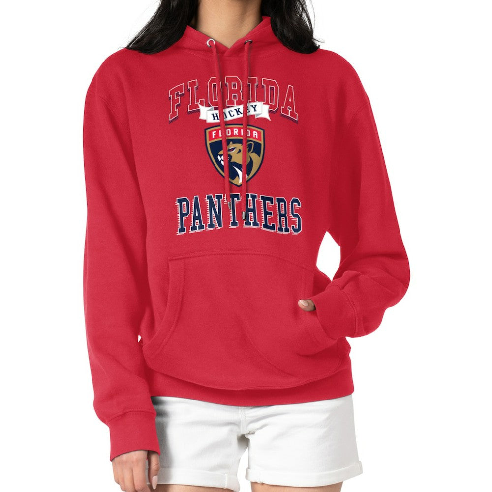 Florida Panthers G-III 4Her by Carl Banks Women's Team Logo Tri-Blend Fleece Pullover Hoodie For Sale