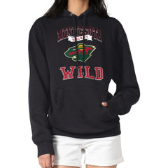 Minnesota Wild G-III 4Her by Carl Banks Women's Team Logo Tri-Blend Fleece Pullover Hoodie On Sale