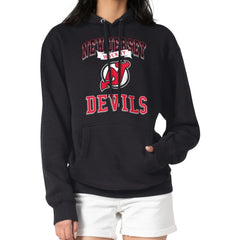 New Jersey Devils G-III 4Her by Carl Banks Women's Team Logo Tri-Blend Fleece Pullover Hoodie Discount
